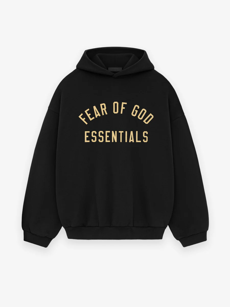 Fear of God Essentials Fleece Hoodie – Black